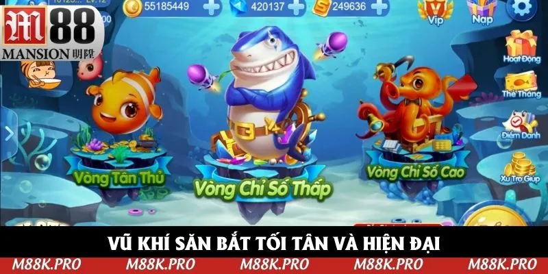 Vũ khí săn bắt tối tân và hiện đại
