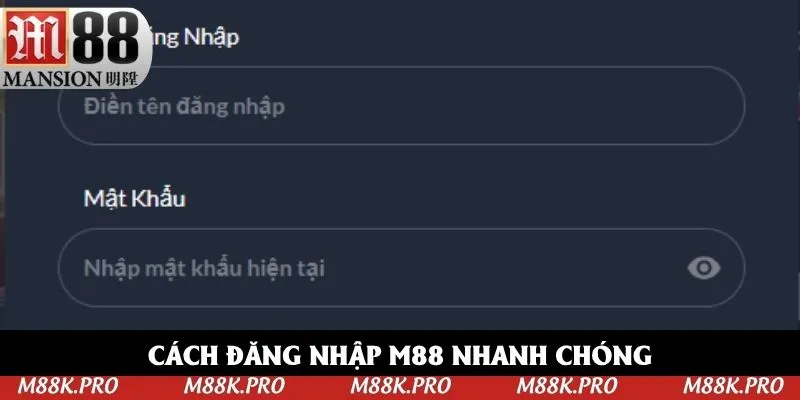 3 bước đăng nhập M88 dễ hiểu cho cộng đồng game thủ