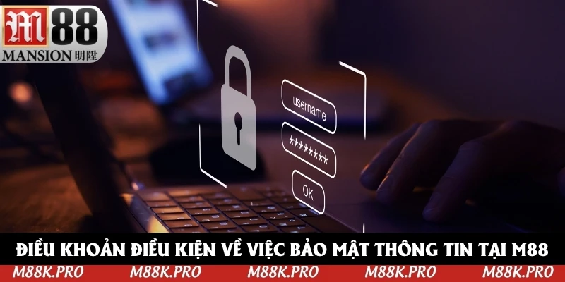 Điều khoản điều kiện về việc bảo mật thông tin tại M88