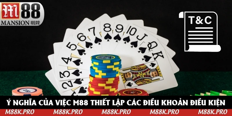Ý nghĩa của việc M88 thiết lập các điều khoản điều kiện Ý nghĩa của việc M88 thiết lập các điều khoản điều kiện